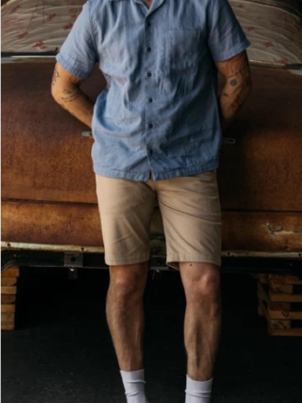 Buck Mason 9 1/2 inch walk shorts size 28